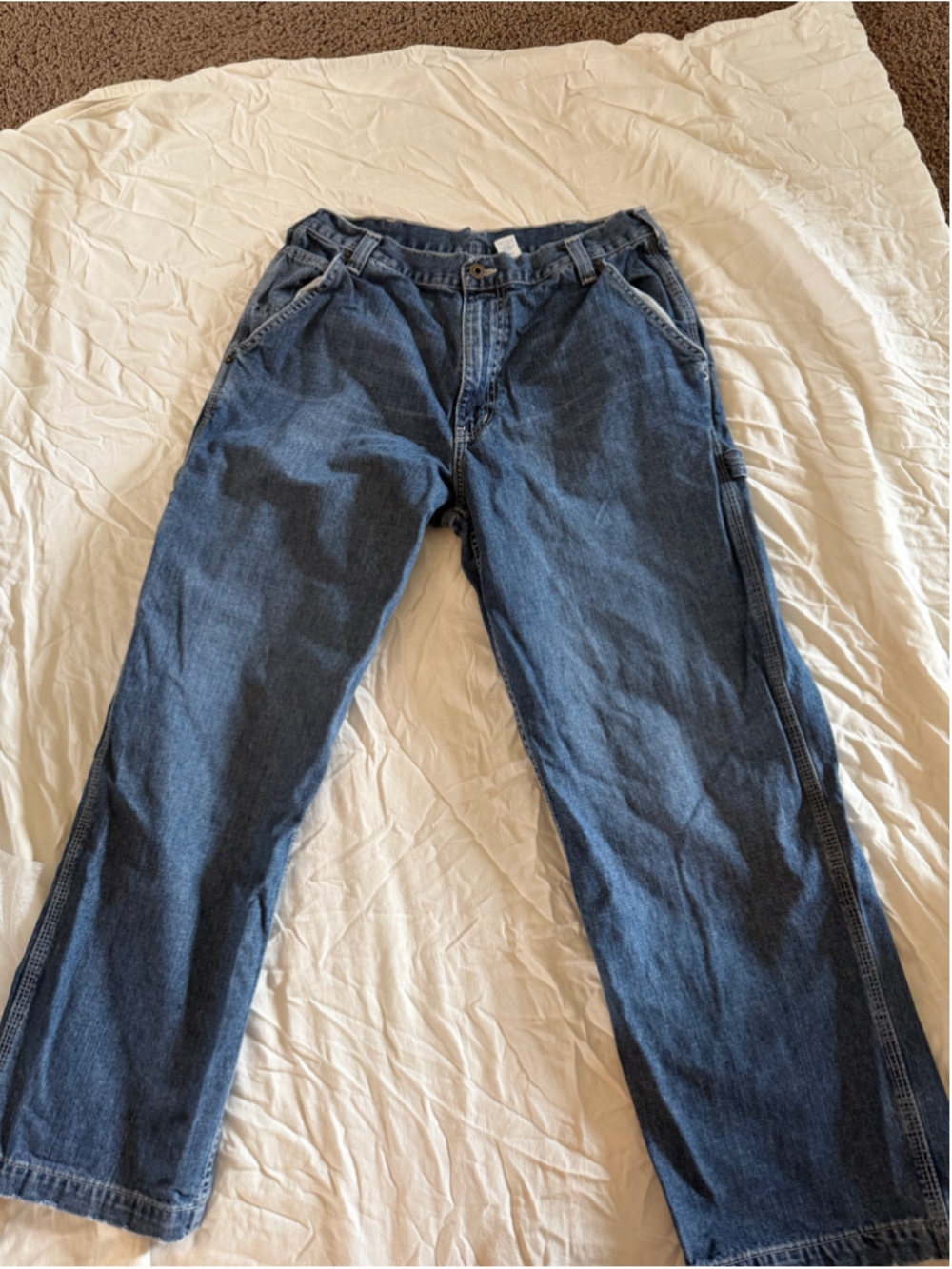 Men's Abercrombie & Fitch Relaxed Jeans Waist 32 Blue